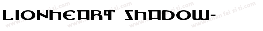 Lionheart Shadow字体转换